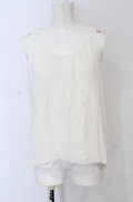 axes femme / レーシーノースリトップス M シロ O-25-05-06-016-AX-TO-OW-OS
