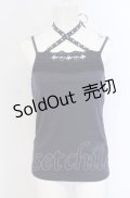 axes femme / ストラップビジューキャミ M ネイビー O-25-05-06-017-AX-TO-OW-OS