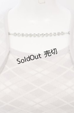 画像2: evelyn / チェックネックレスニット F ラベンダー O-25-05-06-022-LO-TO-OW-ZT229