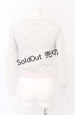 画像3: evelyn / チェックネックレスニット F ラベンダー O-25-05-06-022-LO-TO-OW-ZT229