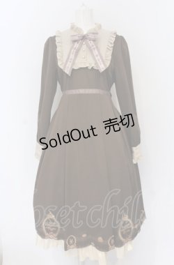 画像1: Amavel / Bon Bon Chocolatロングワンピース F ブラウン×ベージュ O-25-05-06-023-CA-OP-OW-OS