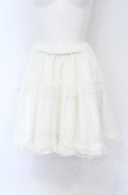 画像1: Amavel / ボリュームスカート F シロ O-25-05-06-026-CA-SK-OW-OS