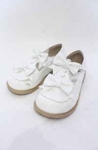 DearMyLove / ハートパールダブルリボンパンプス 22.5ｃｍ シロ O-25-05-06-028-EL-SH-OW-OS