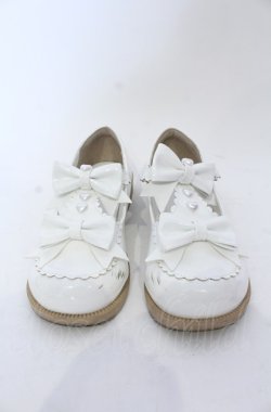 画像4: DearMyLove / ハートパールダブルリボンパンプス 22.5ｃｍ シロ O-25-05-06-028-EL-SH-OW-OS