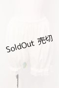 m petit by misako / AM3ブキモウドロワーズ L-LL シロ O-25-05-08-001-LO-PA-IG-OS