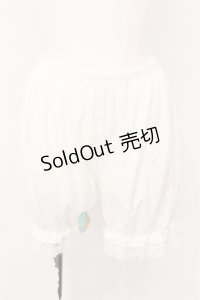 m petit by misako / AM3ブキモウドロワーズ L-LL シロ O-25-05-08-001-LO-PA-IG-OS