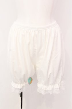 画像1: m petit by misako / AM3ブキモウドロワーズ L-LL シロ O-25-05-08-001-LO-PA-IG-OS