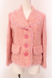 Emily Temple cute / ツイードジャケット  ピンク O-25-05-08-029-ET-BL-OW-OS