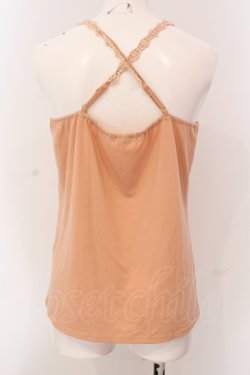 画像3: axes femme / モチーフレース使いクロスキャミ M オレンジ O-25-05-08-033-AX-TO-OW-OS