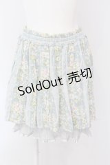 axes femme / 裾プリーツ使い花柄スカート   O-25-05-08-037-AX-SK-OW-ZI