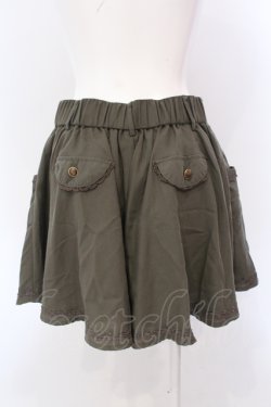 画像3: axes femme / サイドレースアップキュロット M カーキグリーン O-25-05-08-004-AX-TO-OW-OS
