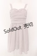 axes femme / リボン結びミニワンピース M ピンク O-25-05-08-039-AX-OP-OW-OS