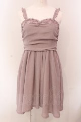 axes femme / リボン結びミニワンピース M ピンク O-25-05-08-039-AX-OP-OW-OS