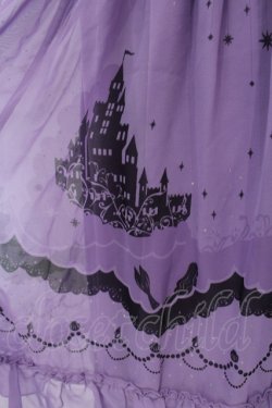 画像2: axes femme / マーメイドシルエットシフォンチュニック M パープル O-25-05-08-042-AX-TO-OW-OS