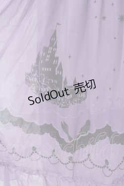 画像2: axes femme / マーメイドシルエットシフォンチュニック M パープル O-25-05-08-042-AX-TO-OW-OS