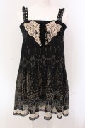 axes femme / フロッキーパネル2WAYチュニ M クロ O-25-05-08-044-AX-TO-OW-OS