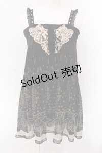 axes femme / フロッキーパネル2WAYチュニ M クロ O-25-05-08-044-AX-TO-OW-OS