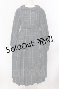 FLC / MINA*タータンチェックワンピース LL グリーンチェック O-25-05-08-006-LO-OP-IG-ZT193
