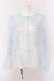 画像1: Candy Stripper / FRILL COLLAR SEE THROUGH BLOUSE ブラウス 2 サックス O-25-05-08-053-PU-BL-IG-OS (1)