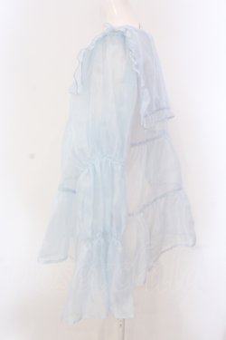 画像2: Candy Stripper / FRILL COLLAR SEE THROUGH BLOUSE ブラウス 2 サックス O-25-05-08-053-PU-BL-IG-OS