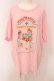 画像1: Candy Stripper / TINY MEDICAL BIG Tシャツ 2 ピンク O-25-05-08-054-PU-TS-IG-OS (1)
