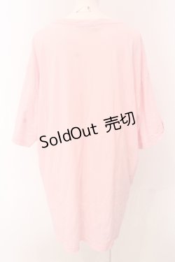 画像2: Candy Stripper / CND CLUB BIG TEE Tシャツ 2 ピンク O-25-05-08-055-PU-TS-IG-OS
