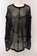 Candy Stripper / PATCH WORK MESH  トップス 2 ブラック O-25-05-08-056-PU-TO-IG-OS