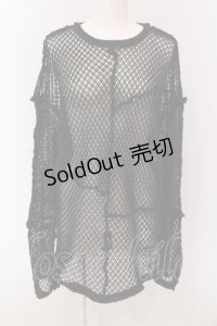 Candy Stripper / PATCH WORK MESH  トップス 2 ブラック O-25-05-08-056-PU-TO-IG-OS