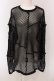 画像1: Candy Stripper / PATCH WORK MESH  トップス 2 ブラック O-25-05-08-056-PU-TO-IG-OS (1)