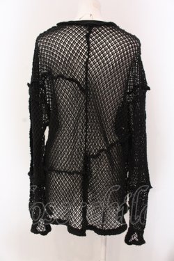 画像3: Candy Stripper / PATCH WORK MESH  トップス 2 ブラック O-25-05-08-056-PU-TO-IG-OS