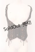 Ozz oneste / ホルターネックベスト  ブラウン O-25-05-08-058-OO-JA-IG-OS
