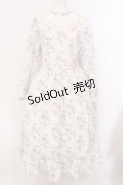 画像1: Kurumi Collaboration / KRハナジゴスリーブワンピース LL シロ O-25-05-08-007-LO-OP-OW-OS