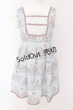 画像1: Secret Honey / レース切替ワンピース(アリスVer.)  サックス O-25-05-08-067-CA-SK-IG-ZY