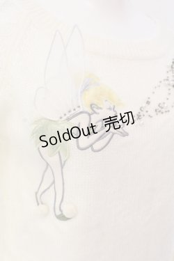 画像2: Secret Honey / ケーブルニット(ティンカーベルVer.)  アイボリー O-25-05-08-068-CA-TO-IG-OS