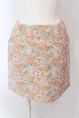Maison de FLEUR / ジャガードスカート S ピンク O-25-05-08-071-LO-SK-IG-OS