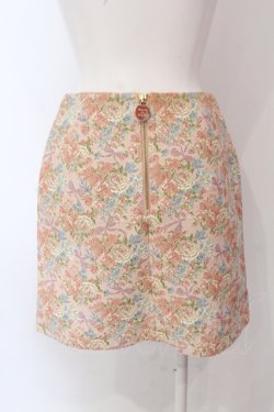 画像3: Maison de FLEUR / ジャガードスカート S ピンク O-25-05-08-071-LO-SK-IG-OS