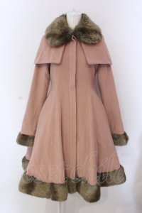Mary Magdalene / アンゴラウールケープコート  ローズミルクティー O-25-05-08-008-CL-CO-IG-ZT-C051