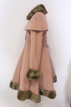 画像2: Mary Magdalene / アンゴラウールケープコート  ローズミルクティー O-25-05-08-008-CL-CO-IG-OS