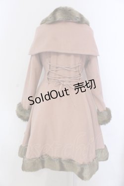 画像3: Mary Magdalene / アンゴラウールケープコート  ローズミルクティー O-25-05-08-008-CL-CO-IG-ZT-C051