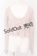 axes femme kawaii / クマブローチニットボレロ【ブローチ欠品】  ピンク O-25-05-08-079-AX-TO-IG-OS