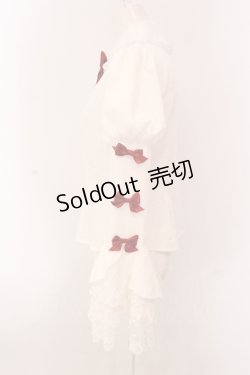 画像3: To Alice / ヴィンテージドールブラウス  シロ×アカ O-25-05-08-080-LO-BL-IG-OS