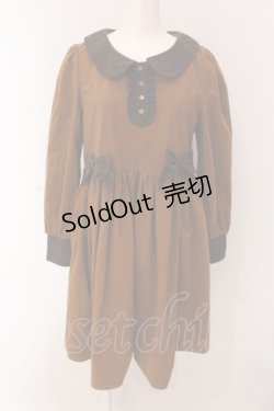画像1: 【SALE】Favorite / コーデュロイワンピース  ブラウン O-25-05-08-081-LO-OP-IG-ZT400