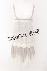 Favorite / チュールレースレイヤードワンピース  ブラウン×アイボリー O-25-05-08-082-LO-OP-IG-OS