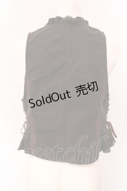 画像3: axes femme / サイド編み下げベスト M ブラウン O-25-05-08-084-AX-BL-IG-OS