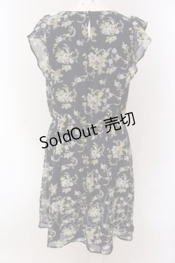 画像2: axes femme / 花柄ワンピース M ネイビー O-25-05-08-085-AX-BL-IG-OS