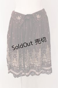 axes femme / イルミネーション柄スカート  ボルドー O-25-05-08-086-AX-SK-IG-OS