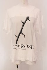 RNA / NEW ROSE TEE  ホワイト O-25-05-08-088-PU-TS-IG-OS