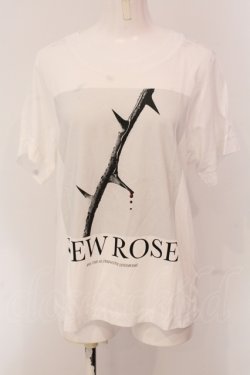 画像1: RNA / NEW ROSE TEE  ホワイト O-25-05-08-088-PU-TS-IG-OS