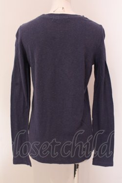 画像2: RNA / キャットプリントカットソー  ブルー O-25-05-08-089-PU-TO-IG-OS