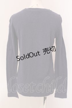 画像2: RNA / キャットプリントカットソー  ブルー O-25-05-08-089-PU-TO-IG-ZT400